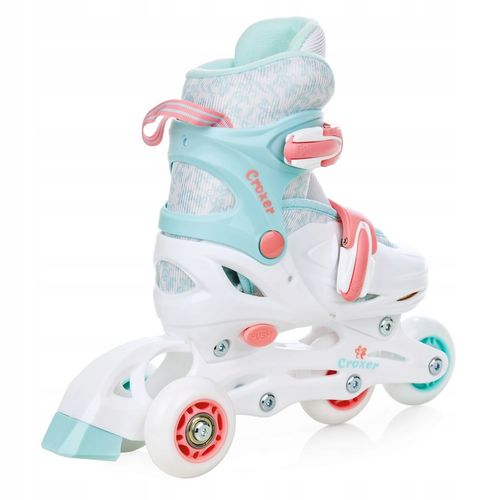 Rolki Łyżwy Wrotki Regulowane 4w1 Croxer Inez 26-29 LED na Arena.pl