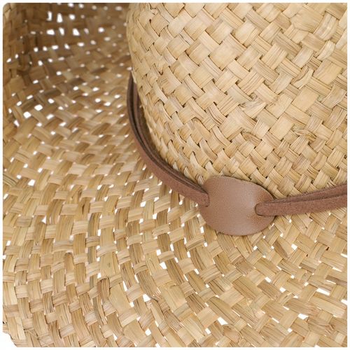 KAPELUSZ KOWBOJSKI SŁOMIANY SŁOMKOWY ze Sznurkiem MFH FOX OUTDOOR BROWN na Arena.pl