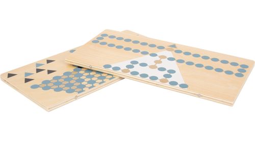 Zestaw gier BARYKADA i HALMA drewno elegancki na Arena.pl