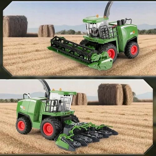 KOMBAJN ZBOŻOWY Z PILOTEM 2,4 GHZ I AKUMULATOREM IDEALNY HARVESTER TRAKTOR na Arena.pl