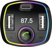 Transmiter FM TechniSat Digicar 300 BT 5.0 2 x USB Czytnik kart microSD