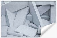 Fototapeta Do Salonu Nowoczesna ABSTRAKCJA Beton Efekt 3D 400cm x 280cm