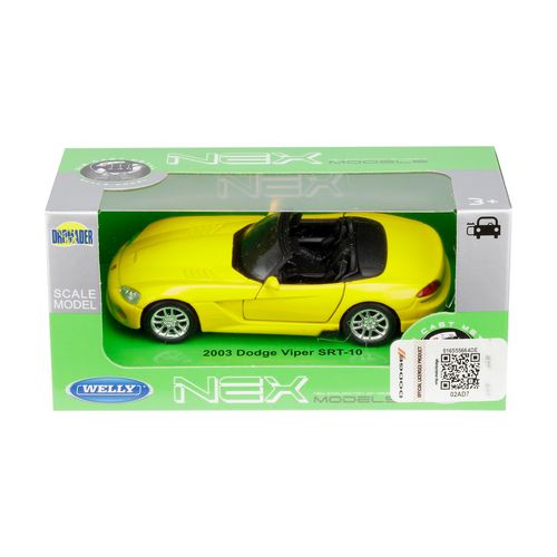 Model 1:34, DODGE Viper SRT-10 2003, żółty na Arena.pl