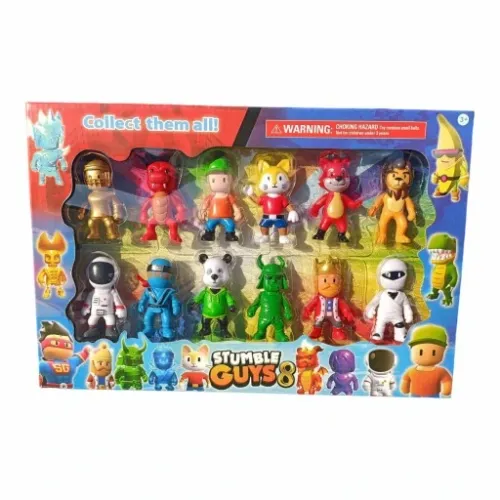 FIGURKI STUMBLE GUYS ZESTAW 12 SZTUK na Arena.pl