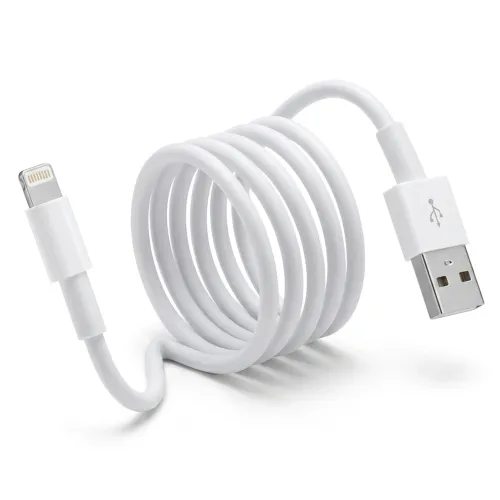 kabel 2m lightning do usb-a usb do apple iphone, ipad, ipod box biały na Arena.pl