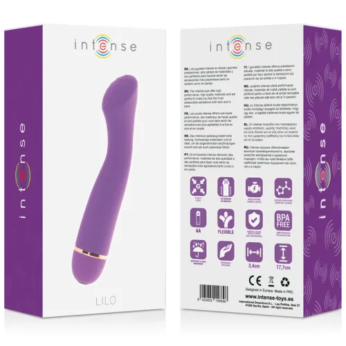 intense lilo 20 trybow silikonowy model liliowy 17,7 cm na Arena.pl