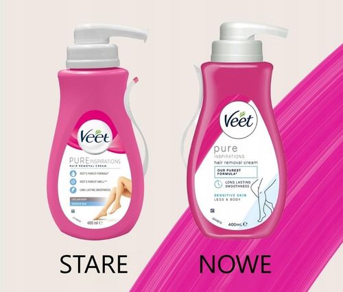 VEET Krem do depilacji skóra wrażliwa 400 ml Nawilżający z Aloesem na Arena.pl