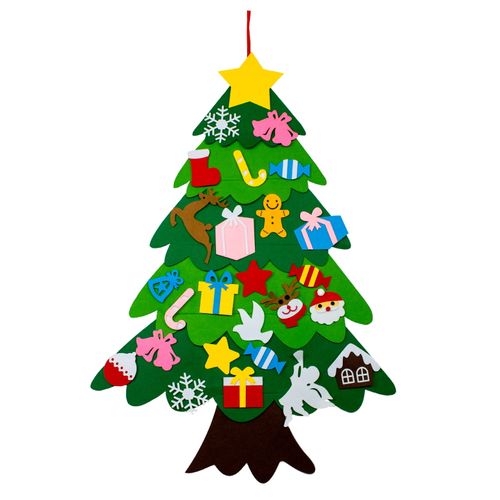 Filcowa choinka dla dzieci + ozdoby 26 elementów na Arena.pl