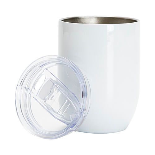 Kubek do wina 450 ml do sublimacji - biały zdjęcie 2