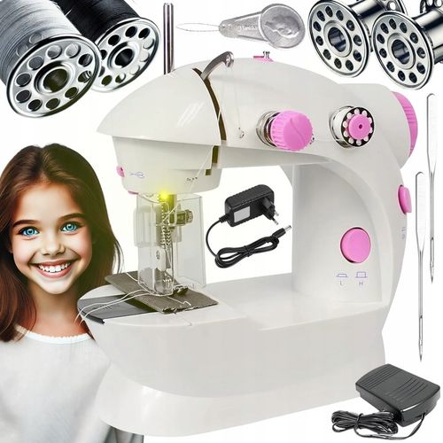 PRAWDZIWA MASZYNA DO SZYCIA DLA DZIECI + IGŁA NICI OSŁONA NA DZIEŃ DZIECKA na Arena.pl