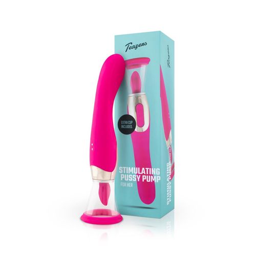 Pleasure Pump With G-Spot Vibrator - Pink na Arena.pl