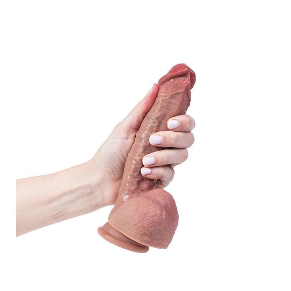 Flexible Silicone Dildo Hyper Realistic Dildo 21 Cm zdjęcie 10