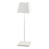 Lampa stołowa z abażurem Mahe 8397 Nowodvorski LED 2,2W 3000K IP54 na USB biała