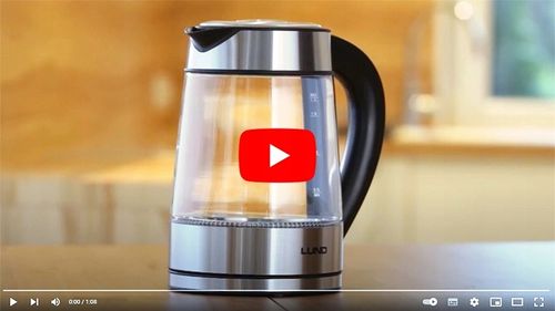 CZAJNIK ELEKTRYCZNY SZKLANY 1,7L Z REGULACJĄ TEMPERATURY BEZPRZEWODOWY LUND na Arena.pl