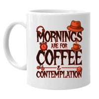 Mornings are for coffee and contemplation dla fanów Stranger Things kubek
