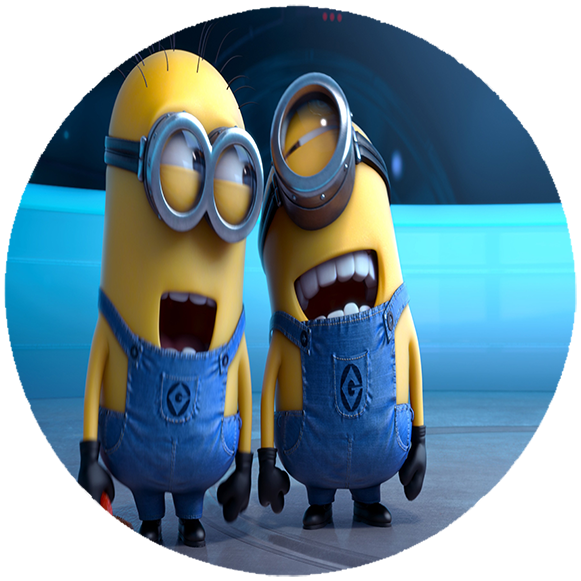 Opłatek na tort Minionki zdjęcie 1