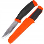 NÓŻ MORA MORAKNIV COMPANION STAL NIERDZEWNA MYŚLIWSKI ORANGE 104mm + KABURA