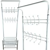 18191 Wieszak do DOMU biura na KURTKI półki na Buty 5kg na 1 wieszak