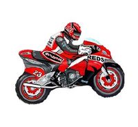 Balon foliowy motor czerwony, 60 cm