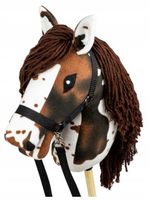 Hobby Horse Skippi. Koń na kiju gniado-srokaty