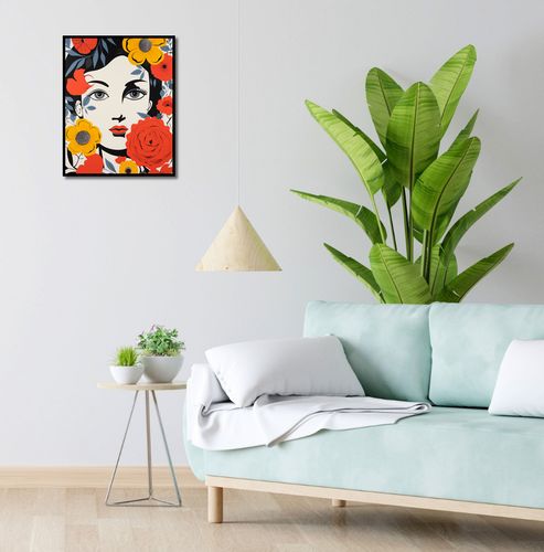 Plakat 40x50cm Kwiatowa Aura na Arena.pl