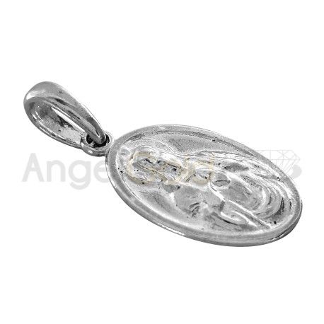 SREBRNY DWUSTRONNY MEDALIK SZKAPLERZ Z MATKĄ BOSKĄ I JEZUSEM SREBRO PRÓBY 925 na Arena.pl