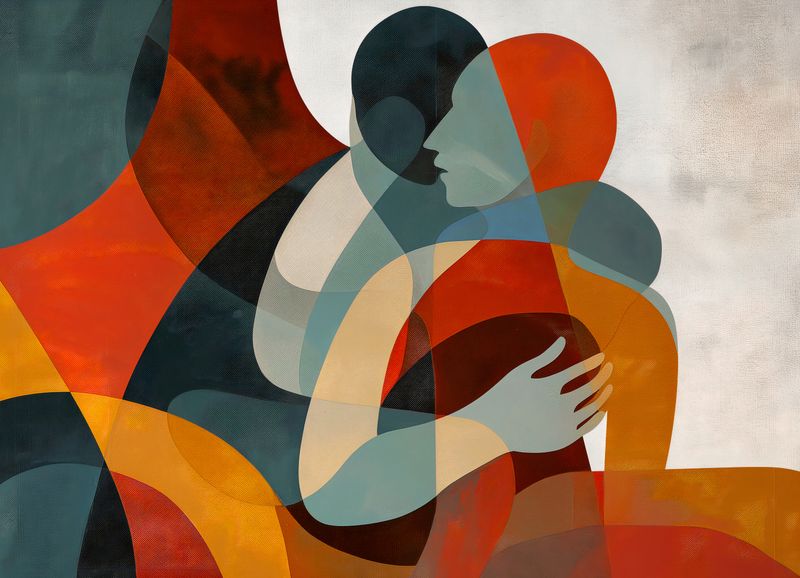 Plakat 18x13cm Objęcia zdjęcie 1