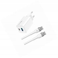 Szybka ładowarka GaN 45W 2 wejścia z długim kablem 2m do Oppo A58 5G