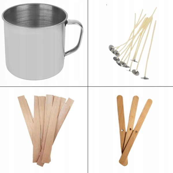 Wosk sojowy Zestaw DIY do wyrobu świec sojowych robienia świeczek W DOMU 1 zdjęcie 6