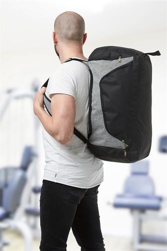 Torba sportowa 2 in 1, czarny, szary KEMER na Arena.pl