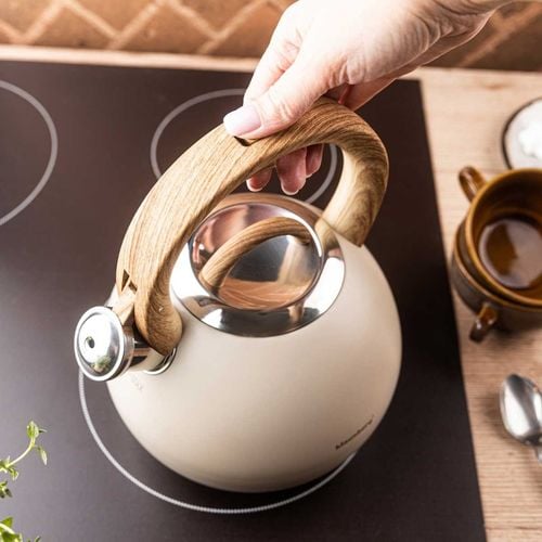 czajnik stalowy z gwizdkiem 3l klausberg kb-7956 beżowy mat na Arena.pl