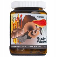 Grzyby Witalne Soplówka Maitake Reishi Shiitake Cordyceps Chaga 60 kaps