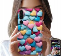 ETUI DO HUAWEI P20 PLUS - KOLOROWE SERCA MOŻLIWOŚĆ PERSONALIZACJI