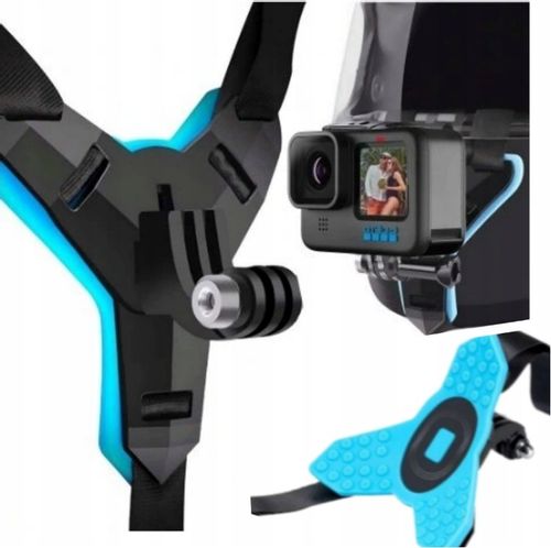 Mocowanie do kasku uchwyt na kask do kamer GoPro 12 11 10 9 8 7 6 5 MAX DJI na Arena.pl
