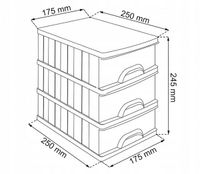 SZUFLADKI pojemnik organizer półeczki przybornik