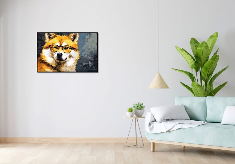 Plakat 86,4x56,8cm Intelektualny Psiak zdjęcie 4