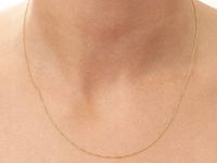 Złoty łańcuszek 585 splot ankier 45cm klasyczny model idealny na prezent