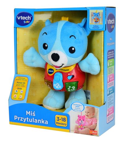 vTech 61066 Miś Przytulanka niebieski PL na Arena.pl