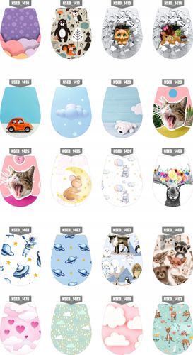 Naklejka Skin Mata na deskę klozetową WC toaletę na Arena.pl