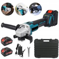 Szlifierka Kątowa Akumulatorowa bezszczotkowa 125mm + 2x bateria 21V