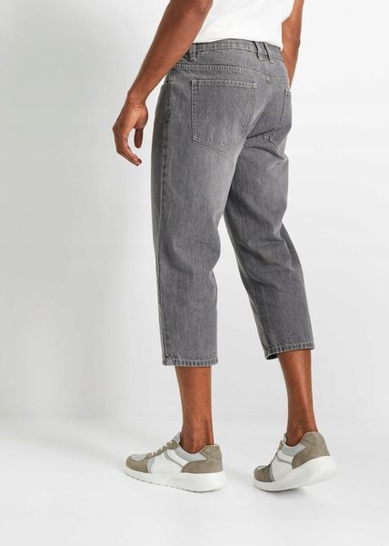 HA105 SPODNIE MĘSKIE JEANSOWE PROSTE 3/4 BONPRIX 62 SZARE zdjęcie 3