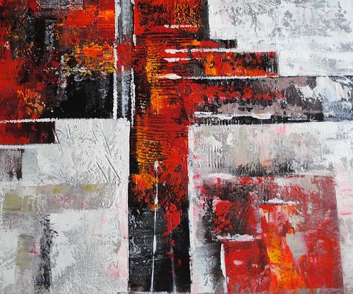 Duży obraz abstrakcja (90x120cm) na Arena.pl