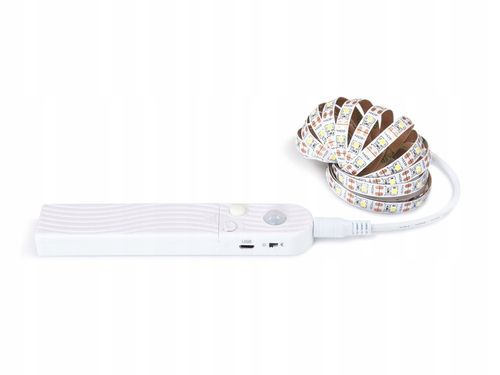 TAŚMA LED MONO 2M Z CZUJNIKIEM RUCHU NA BATERIE na Arena.pl