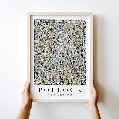 Plakat cyfrowy do wydruku pollock abstrakcja na Arena.pl