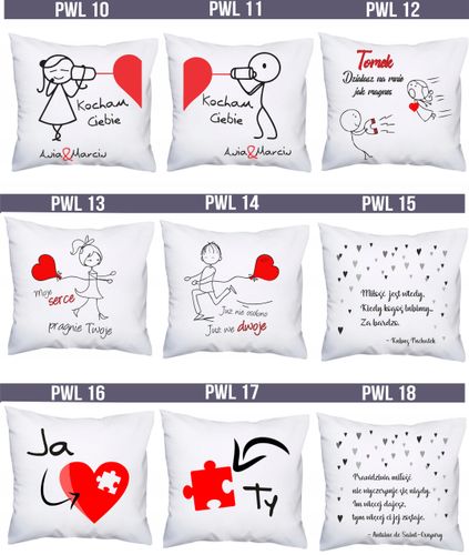 FOTO PODUSZKA WALENTYNKI 2023 dla ukochanego HIT na Arena.pl