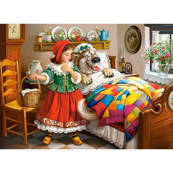 Puzzle 120el. red riding hood CASTOR zdjęcie 2