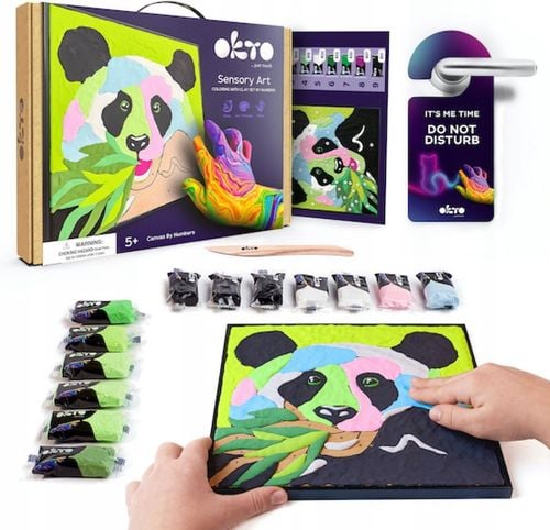 Zestaw do obrazu 3D Panda na Arena.pl