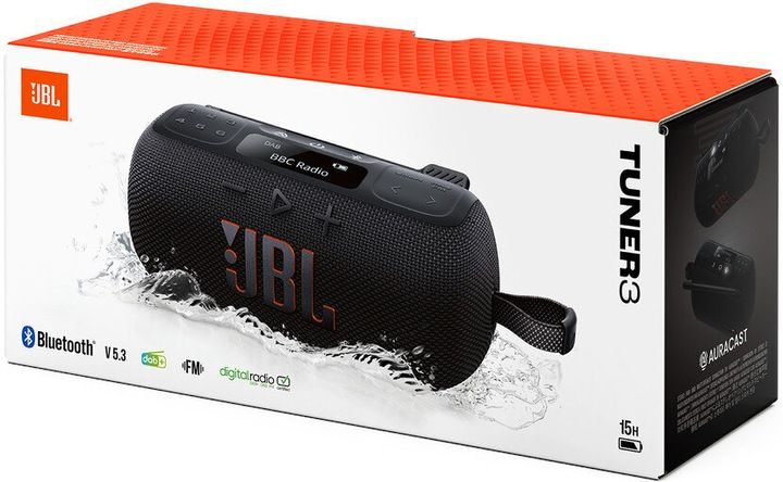 Radio JBL Tuner 3 Przenośne Czarny zdjęcie 7