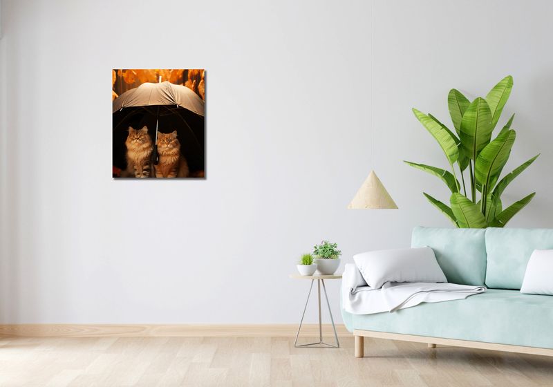 Obraz 50x60cm Jesienny Koci Schron zdjęcie 2