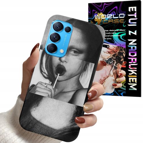 ETUI CASE DO OPPO RENO 5 4G 5G - MONA LISA WZORY DLA KOBIET PLECKI OBUDOWA na Arena.pl
